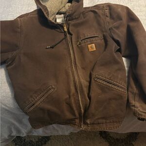 Carhartt Brown Hooded Jacket